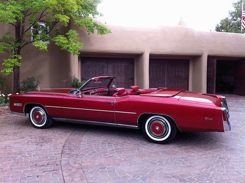 1976 cadillac eldorado convertible, 39,000 miles, all options, texas car