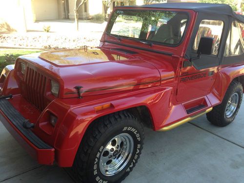 1994 jeep wrangler renegade sport utility 2-door 4.0l *****no reserve******