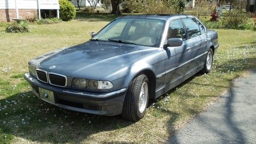 2001 bmw 740il, light blue, 100k miles, 3 owner