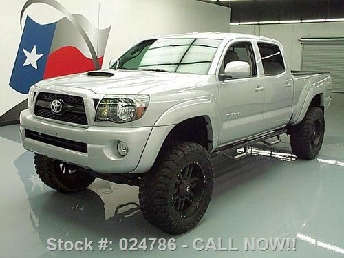 2011 toyota tacoma v6 double cab trd sport 4x4 lift 18k texas direct auto