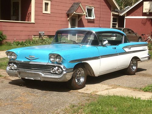 1958 chevrolet bel air 4 door hardtop sport coupe