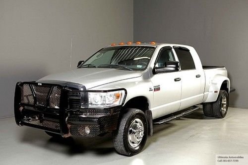 2008 dodge ram 3500 mega cab dually 4x4 bluetec cummins diesel sly dvd sunroof