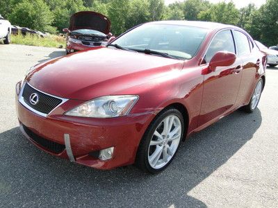 2007 lexus is 250 navigation repairable light damage rebuildabe salvage title