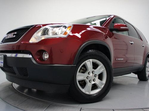 2008 gmc acadia slt-1 suv dvd bluetooth 3rd row seating keyless entyr