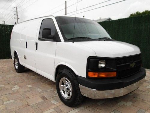 06 chevy cargo work van g1500 exp very clean florida driven low miles gmc savana