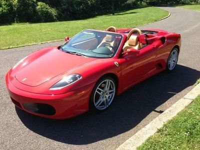 F1 spider convertible red navigation 3k miles new clean carfax financing lease