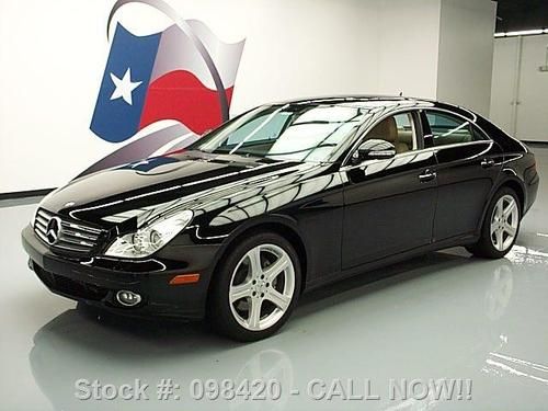 2007 mercedes-benz cls550 sunroof nav climate seats 15k texas direct auto