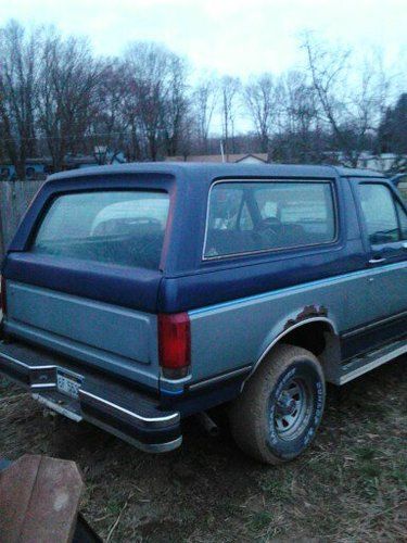 1987 ford bronco eddie bauer sport utility 2-door 5.0l