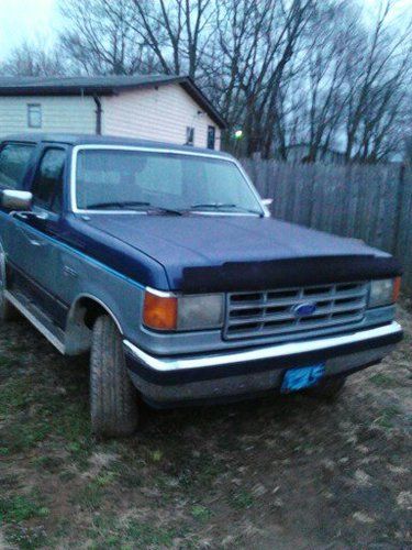 1987 Ford Bronco Eddie Bauer Sport Utility 2-Door 5.0L, image 2