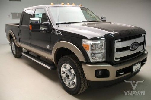 2013 king ranch crew 4x4 fx4 navigation sunroof leather 20s aluminum diesel
