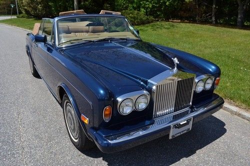 1986 rolls royce  corniche with 35263 original miles.