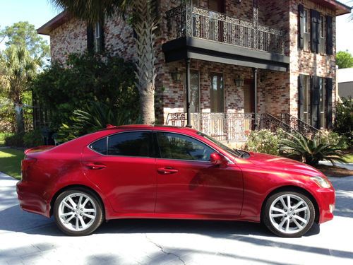 2007 lexus is paddle shifters, air conditioned seats, power sunroof, mint