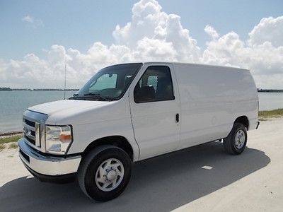 09 ford e-250 cargo van - power equipped - clean - runs 100% - original paint