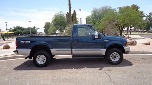 1999 ford f250 4x4 off road xlt super duty low miles 5.4 truck v8 rust free nr