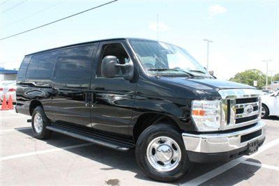 2008 ford e350 xlt 17 passenger black / warranty / call greg 727-698-5544 cell