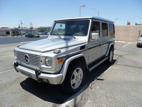 2002 mercedes-benz g500 sport utility 4-door 5.0l