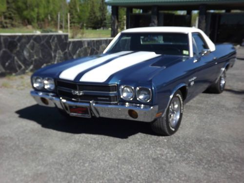 1970 chevrolet elcamino ss 454 ls5/m22 4 speed original number matching car