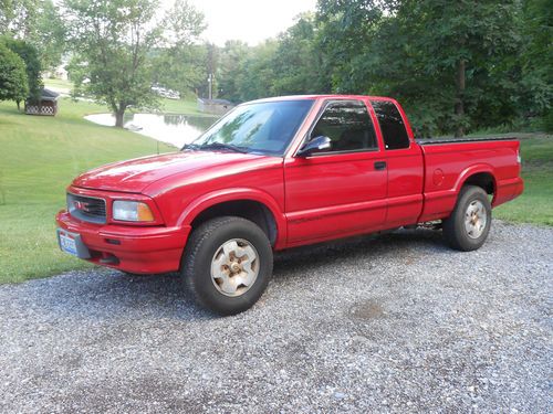1996 gmc sonoma sls extended cab pickup 2-door 4.3l push 4x4 same as chevy s10!