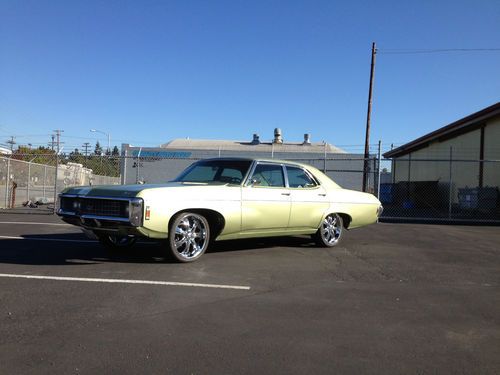 1969 chevy bel  air 4 door new paint