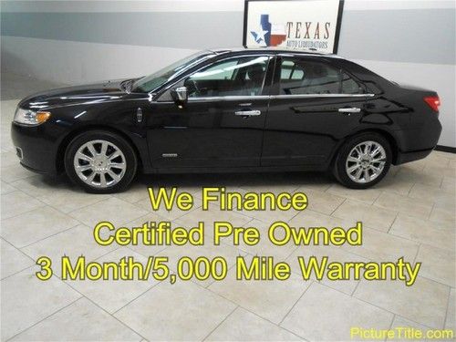 11 mkz hybrid gps navi sunroof leather warranty finance texas