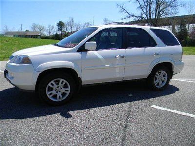 04 mdx touring with nav!...rare pearl white! super clean with southern heritage!