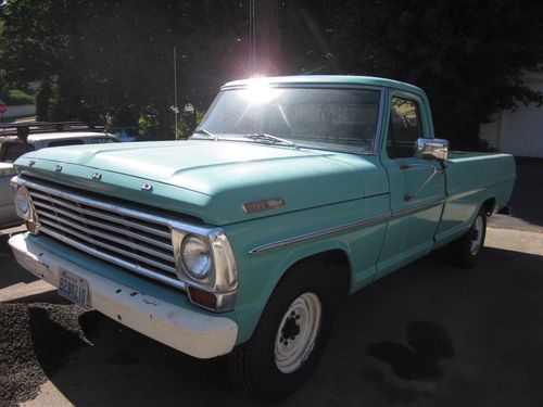 1967 ford f250 custom cab 352 v8 4-spd 2wd 3/4 ton pickup