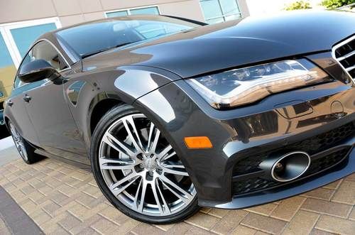 12 audi a7 3.0t quattro msrp $75k prestige innovation 20" wheels cold weather nr