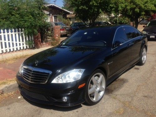 2007 mercedes s65 amg fully loaded black/black keyless go panoramic roof 612 hp