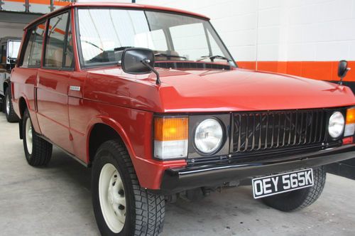 RANGE ROVER 2 DOOR CLASSIC IN MASAI RED 1 OWNER FROM BRAND NEW. REGISTERED 1974, image 2