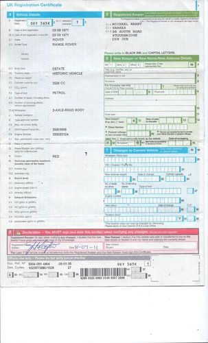 RANGE ROVER 2 DOOR CLASSIC IN MASAI RED 1 OWNER FROM BRAND NEW. REGISTERED 1974, image 14