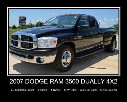 4x2 5.9 cummins diesel -- 6-speed -- 1 owner -- aux fuel tank -- clean carfax