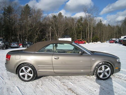 2007 audi a4 quattro convertible cabriolet salvage repairable flood loaded