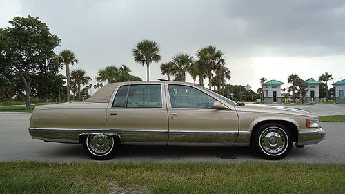1996 cadillac brougham , moonroof, chrome wheels , cd, loaded no reserve