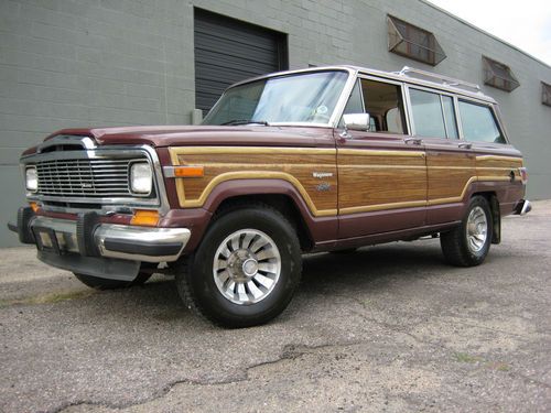 Jeep wagoneer limited. 53k orginal miles. collectors! special order. no reserve!