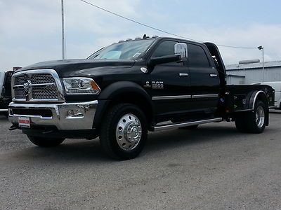 Loaded 2013 ram 5500 cab/chassis 4x4 laramie with cm model "er" hauler bed.