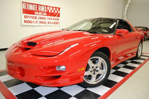 Buy used 2002 TRANS AM WS6 RAM AIR MANUAL CHROME LEATHER SLP FIREHAWK