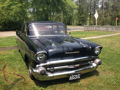 1957 chevrolet bel air  4-door 150/210 chevy belair custom restored