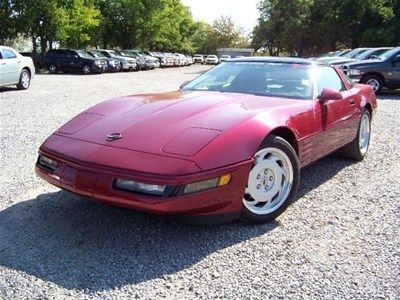 91 vette red coupe targa top original condition