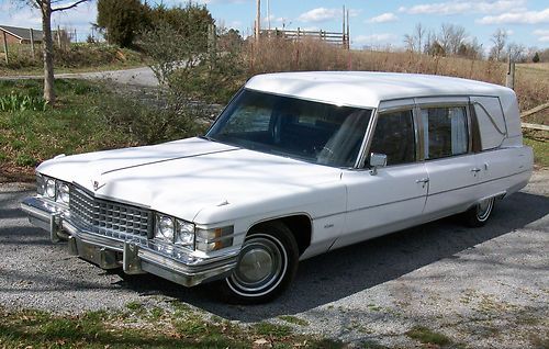 1974 cadillac superior sovereign hearse ambulance combination  runs &amp; drives