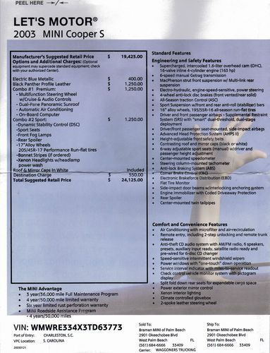 2003 MINI Cooper S Electric Blue, US $8,900.00, image 8
