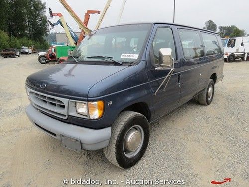 Ford econoline 13 passenger bus van ac auto triton v8 cruise airbag bidadoo