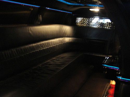 1999 LINCOLN TOWN CAR LIMOUSINE BLACK 10 PASS. BUILT BY DABRYAN SUPER CLEAN!!!, image 5