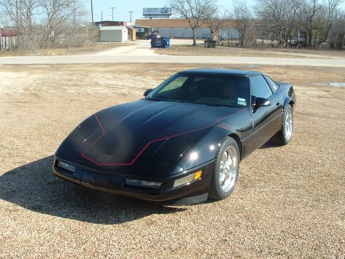 Corvette 1996 lt4 black with tan interior