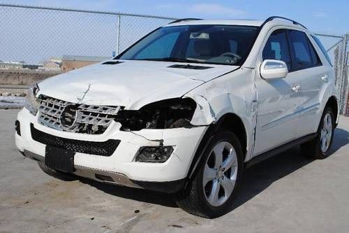 2009 mercedes-benz ml320 bluetec damaged salvage good airbags diesel powered!!