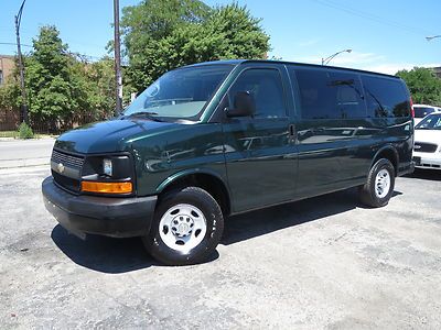 Green 2500 ls 12 pass 81k hwy miles warranty vinyl seats &amp; flooring pw pl