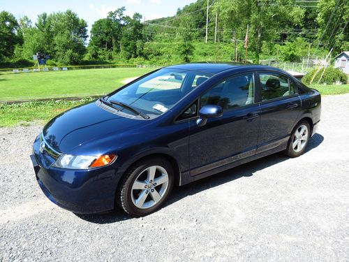 2007 honda civic ex sedan 4-door 1.8l blue