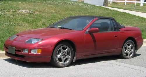 Red 1991 nissan 300zx