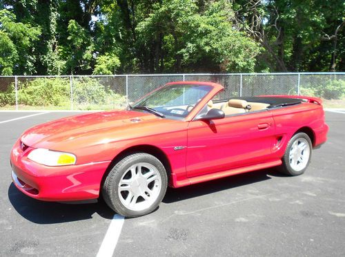 1998 Ford Mustang GT Convertible 5 speed - Mint Time Capsule, image 10