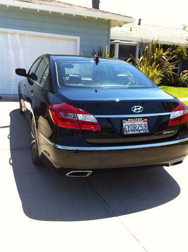Black 2012 Hyundai Genesis R-Spec - 9,500 miles - extended warranty, US $37,500.00, image 3