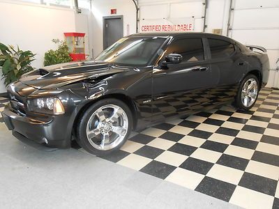 2007 Dodge Charger R/T HEMI 58K NO RESERVE Salvage Rebuildable, image 4